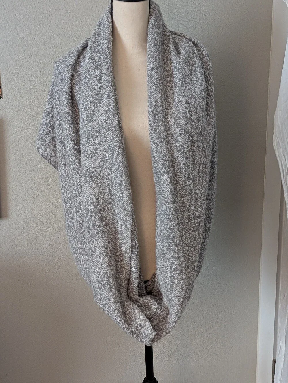 Cozy Gray Infinity Scarf